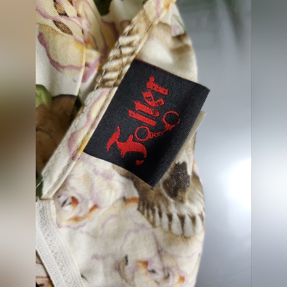 Folter/Modcloth Skull and flowers Dress, size Large - Picture 9 of 10
